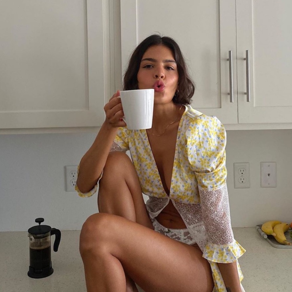 For love and lemons daffodil robe